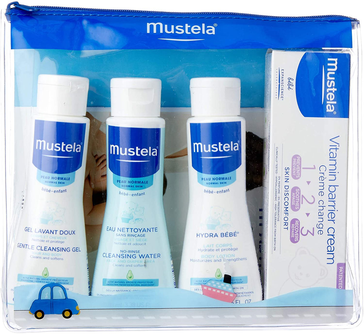 Mustela cheap travel size